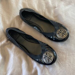 Tory Burch 8.5 leather ballerina flats